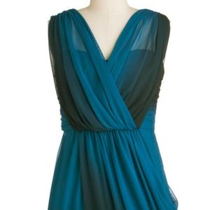 Modcloth Twilight Gathering ombre dress